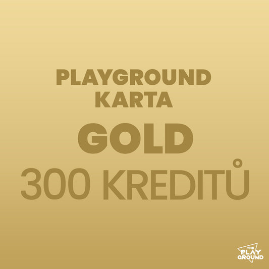 Playground card GOLD - 300 CREDITS + 20% DISCOUNT