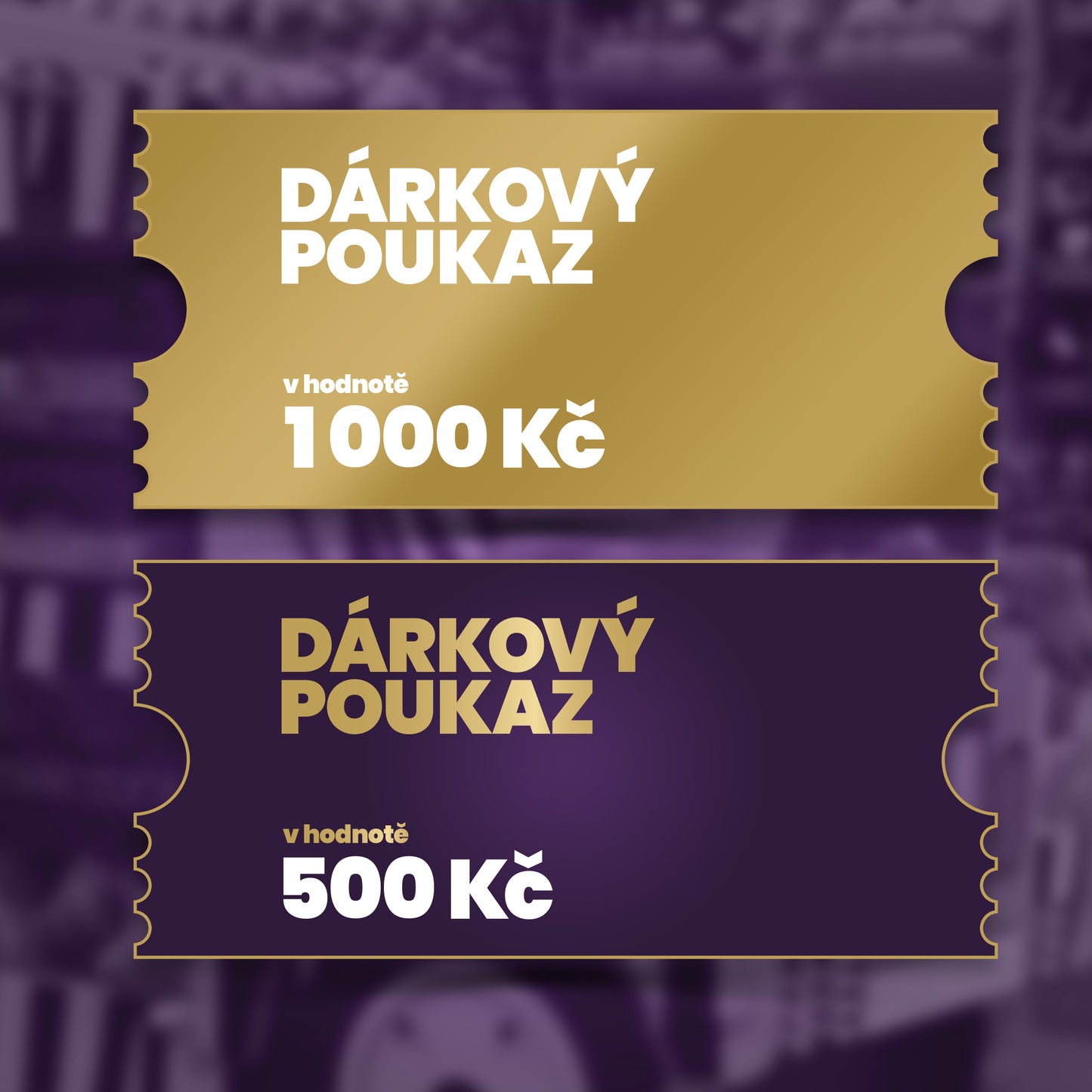 Poukaz na nákupy v DÁRKOVÉM BALENÍ